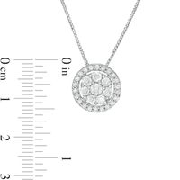 0.69 CT. T.W. Composite Diamond Frame Pendant in 10K Gold|Peoples Jewellers