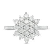 1.23 CT. T.W. Composite Diamond Flower Ring in 10K Gold|Peoples Jewellers