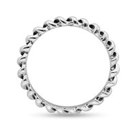 Stackable Expressions™ 2.5mm Twist Antique-Finished Ring in Sterling Silver|Peoples Jewellers