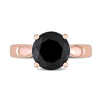 3.00 CT. Black Diamond Solitaire Engagement Ring in 10K Rose Gold|Peoples Jewellers