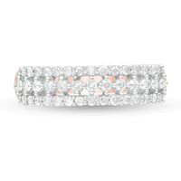 0.45 CT. T.W. Diamond Multi-Row Band in 10K Rose Gold|Peoples Jewellers