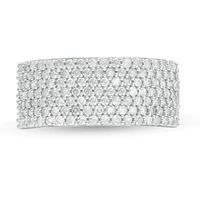 0.96 CT. T.W. Diamond Multi-Row Band in 10K Gold|Peoples Jewellers