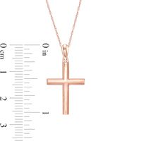 Cross Pendant in 10K Rose Gold|Peoples Jewellers
