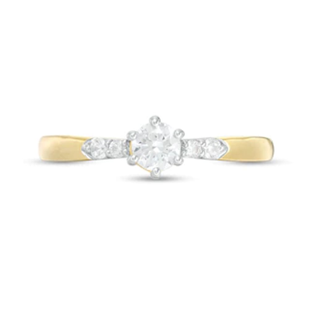 0.29 CT. T.W. Diamond Engagement Ring in 10K Gold|Peoples Jewellers