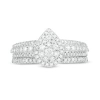 0.69 CT. T.W. Composite Pear-Shaped Diamond Bridal Set in 10K Gold|Peoples Jewellers