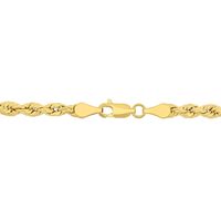 4.0mm Rope Chain Necklace in 10K Gold - 16"|Peoples Jewellers