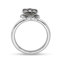 Stackable Expressions™ Marcasite Sitting Dog Ring in Sterling Silver|Peoples Jewellers