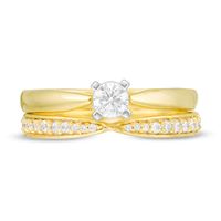 0.29 CT. T.W. Diamond Bridal Set in 10K Gold|Peoples Jewellers