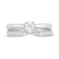 0.29 CT. T.W. Diamond Bridal Set in 10K White Gold|Peoples Jewellers