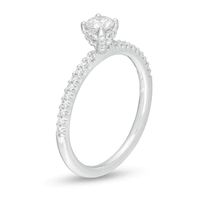 0.50 CT. T.W. Diamond Engagement Ring in 14K White Gold|Peoples Jewellers