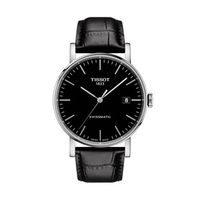 Men's Tissot Everytime Swissmatic Automatic Strap Watch with Black Dial (Model: T109.407.16.051.00)|Peoples Jewellers