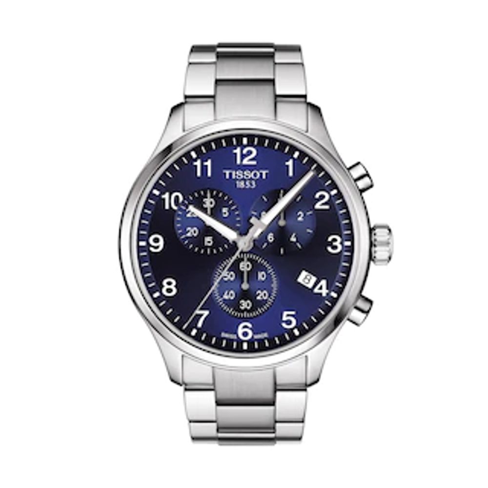 Men's Tissot XL Classic Chronograph Watch with Blue Dial (Model: T116.617.11.047.01)|Peoples Jewellers