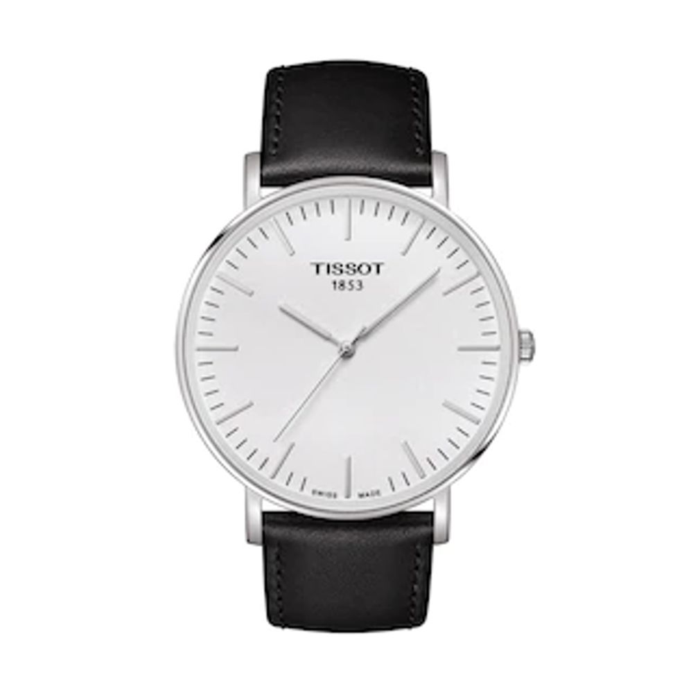 Men's Tissot Everytime Strap Watch with White Dial (Model: T109.610.16.031.00)|Peoples Jewellers