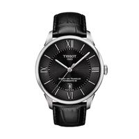 Men's Tissot Chemin des Tourelles Powermatic 80 Automatic Strap Watch with Black Dial (Model: T099.407.16.058.00)|Peoples Jewellers