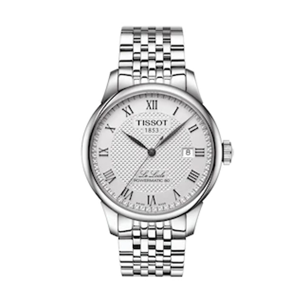Men's Tissot Le Locle Powermatic 80 Automatic Watch with Silver-Tone Dial (Model: T006.407.11.033.00)|Peoples Jewellers