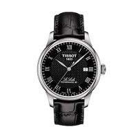 Men's Tissot Le Locle Powermatic 80 Automatic Strap Watch with Black Dial (Model: T006.407.16.053.00)|Peoples Jewellers