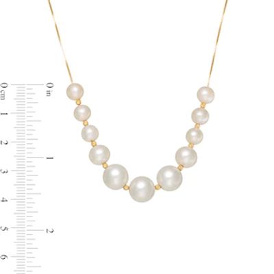 IMPERIAL® 7.0-8.0mm Cultured Freshwater Pearl Strand Necklace with