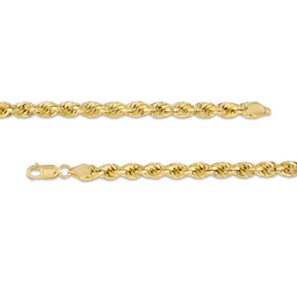 035 Gauge Rope Chain Necklace in Hollow 10K Gold - 22"|Peoples Jewellers