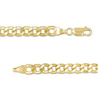 Men's 6.0mm Curb Chain Necklace in 10K Gold - 22"|Peoples Jewellers