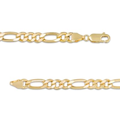 Men's 5.0mm Figaro Chain Necklace in 10K Gold - 22"|Peoples Jewellers