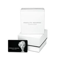Marilyn Monroe™ Collection Diamond Accent Enamel White Flare Dress Pendant in Sterling Silver|Peoples Jewellers