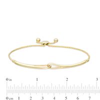 Love + Be Loved Loop Bolo Bracelet in 10K Gold - 9.0"|Peoples Jewellers