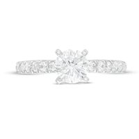 1.40 CT. T.W. Certified Lab-Created Diamond Engagement Ring in 14K White Gold (F/SI2)|Peoples Jewellers