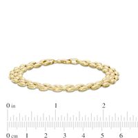 8.05mm Panther Link Chain Bracelet in 10K Gold - 7.25"|Peoples Jewellers