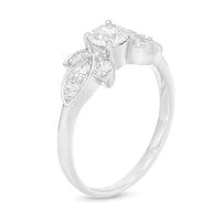 0.80 CT. T.W. Diamond Tri-Sides Engagement Ring in 10K Gold|Peoples Jewellers