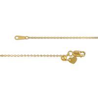 Diamond-Cut Cable Chain Multi-Strand Necklace in Solid 10K Gold - 20"|Peoples Jewellers