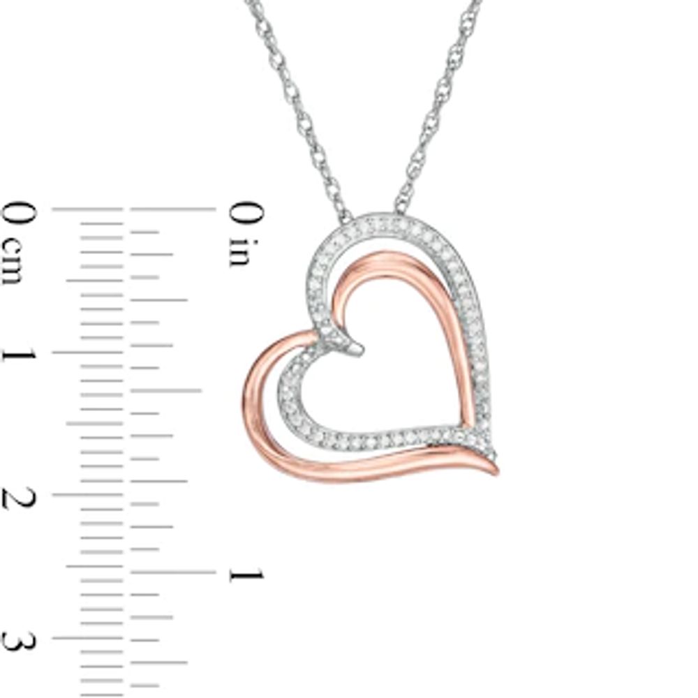Tilted Heart Necklace — Marijoy Jewelry