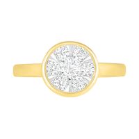 0.45 CT. T.W. Composite Diamond Circle Ring in 10K Gold|Peoples Jewellers