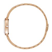 Ladies' Citizen Eco-Drive® Silhouette Crystal Rose-Tone Bangle Watch with Mother-of-Pearl Dial (Model: EM0863-53D)|Peoples Jewellers