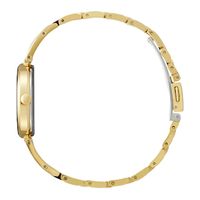 Ladies' Citizen Eco-Drive® Axiom Diamond Accent Two-Tone Bangle Watch with Black Dial (Model: EX1539-57E)|Peoples Jewellers