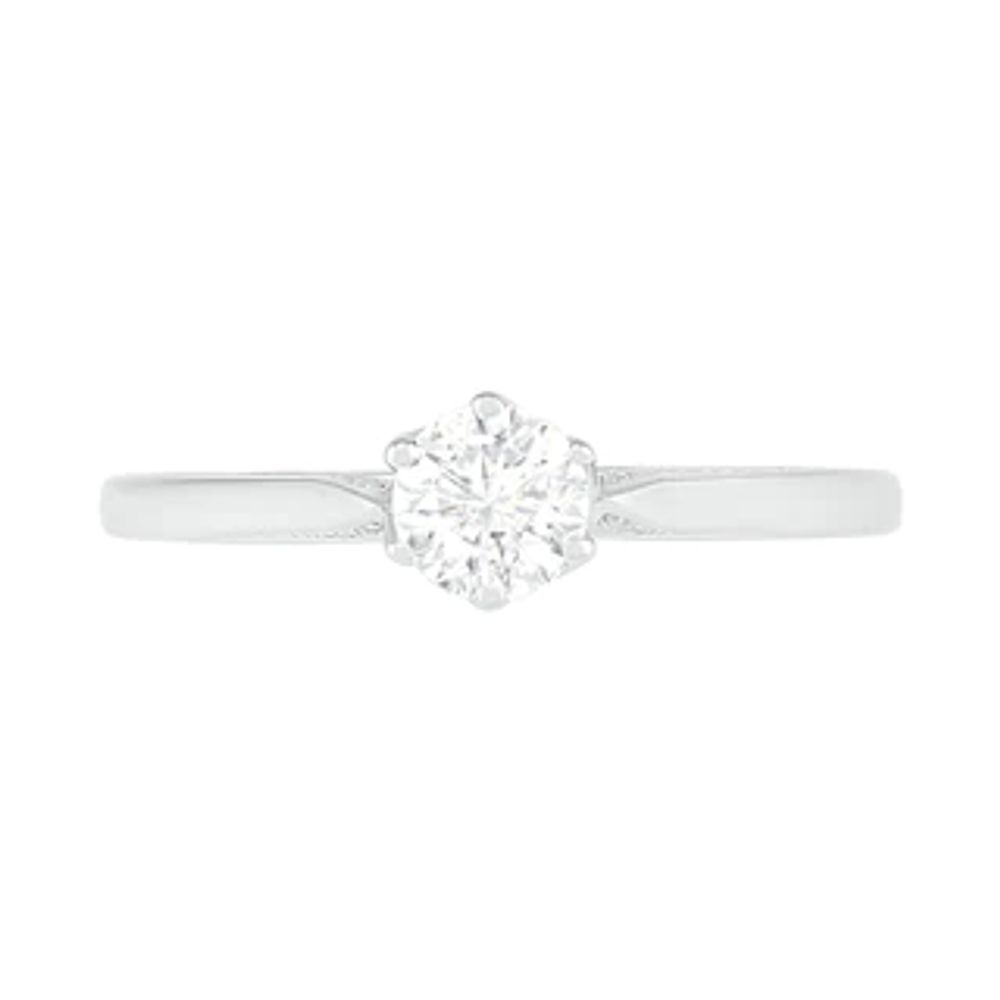 0.45 CT. T.W. Diamond Solitaire Engagement Ring in 10K Gold (J/I3)|Peoples Jewellers