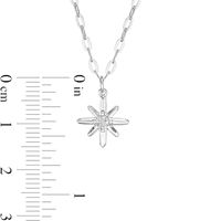 0.04 CT. Certified Canadian Diamond Solitaire True North Pendant in 10K White Gold - 20" (I/I2)|Peoples Jewellers