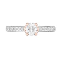 Kleinfeld® 0.69 CT. T.W. Diamond Vintage-Style Engagement Ring in 14K Two-Tone Gold|Peoples Jewellers