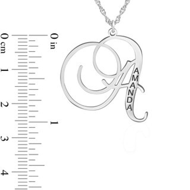 Monogram 20.0mm Disc Pendant (3 Initials)