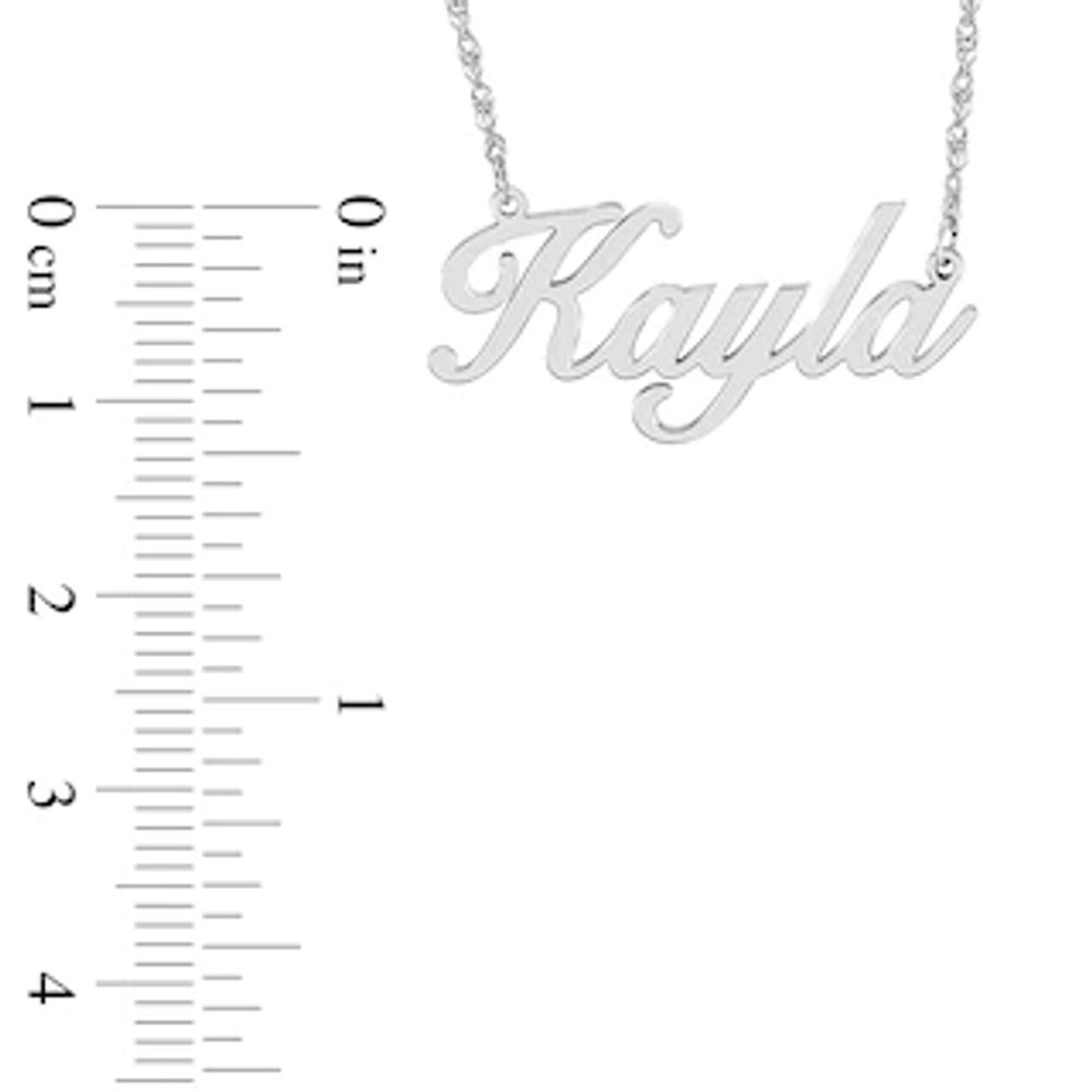 Script Name Necklace (1 Line)|Peoples Jewellers