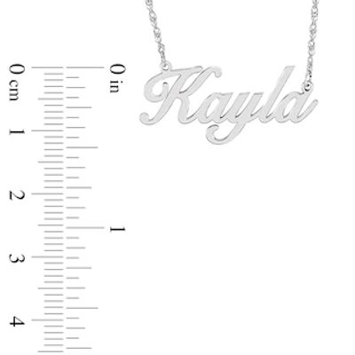 Script Name Necklace (1 Line)|Peoples Jewellers