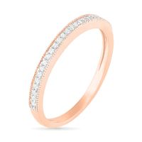 0.29 CT. T.W. Princess-Cut Diamond Frame Vintage-Style Bridal Set in 10K Rose Gold|Peoples Jewellers