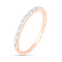 0.37 CT. T.W. Princess-Cut Diamond Double Frame Twist Shank Bridal Set in 10K Rose Gold|Peoples Jewellers