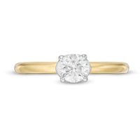 Kleinfeld® 0.48 CT. T.W. Diamond Solitaire Engagement Ring in 14K Two-Tone Gold (I/I1)|Peoples Jewellers