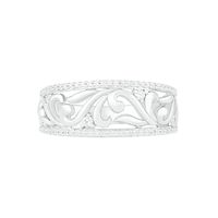 0.23 CT. T.W. Diamond Open Filigree Vine in 10K White Gold|Peoples Jewellers