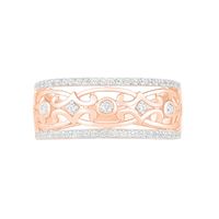 0.29 CT. T.W. Diamond Ornate Ring in 10K Rose Gold|Peoples Jewellers