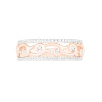0.23 CT. T.W. Diamond Vine Ring in 10K Rose Gold|Peoples Jewellers