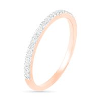 0.37 CT. T.W. Composite Diamond Vintage-Style Alternating Bridal Set in 10K Rose Gold|Peoples Jewellers