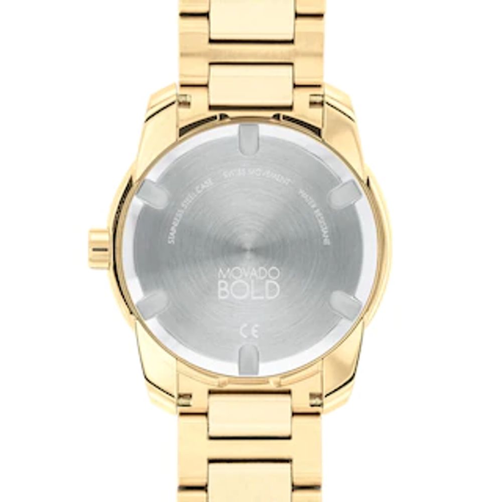 Men's Movado Bold® Verso Gold-Tone IP Watch with Gold-Tone Dial (Model: 3600735)|Peoples Jewellers