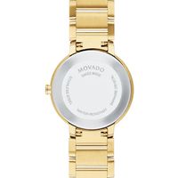 Ladies' Movado Sapphire™ Gold-Tone PVD Watch with Gold-Tone Dial (Model: 0607549)|Peoples Jewellers