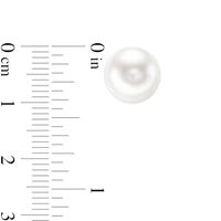 IMPERIAL® 9.0-10.0mm Freshwater Cultured Pearl Stud Earrings in 14K Gold|Peoples Jewellers